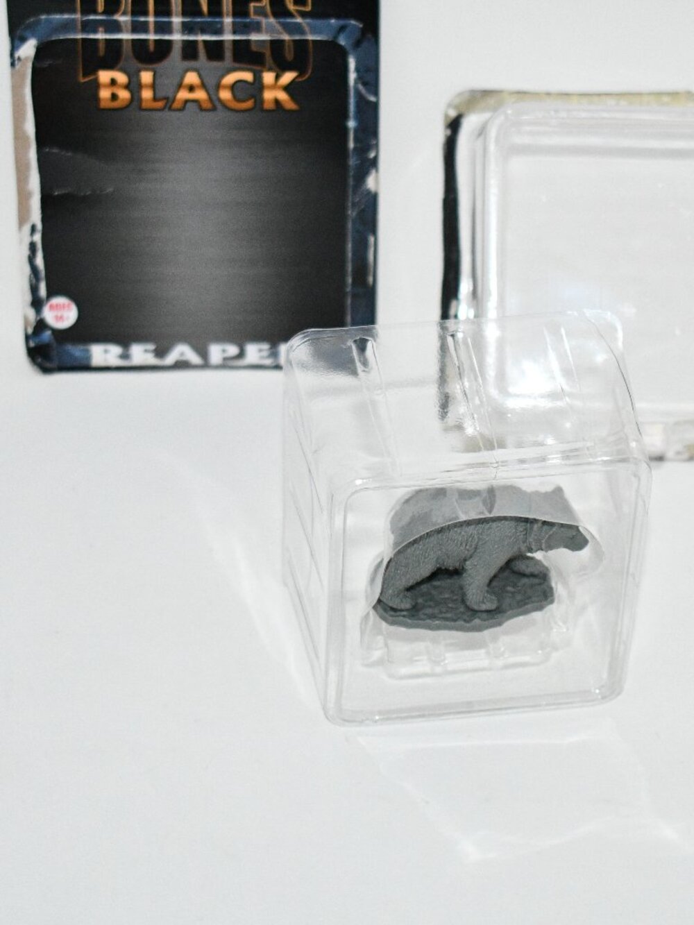 Reaper Bones Black Cave Bear, Miniature 25mm, Heroic Scale, NWT